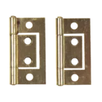 W4 1.5″ Flush Hinge – Brass Finish (2 pack)